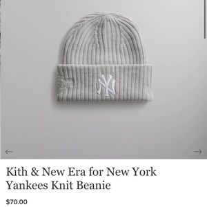 COPY - KITH heather grey beanie